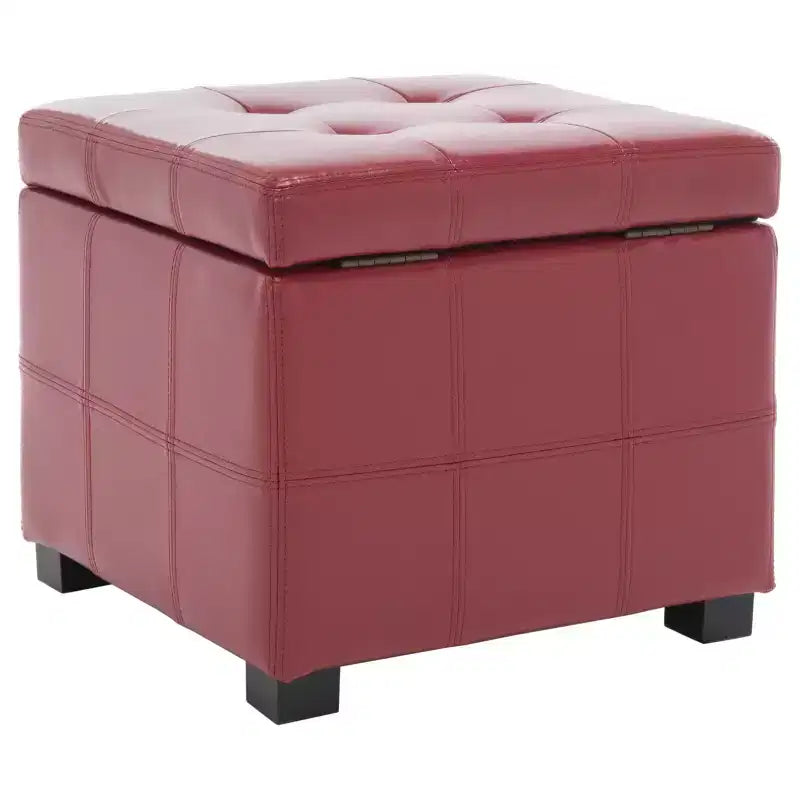 Pouf Contenitore Trapuntato Maiden Square - HUD8231 - Safavieh Couture