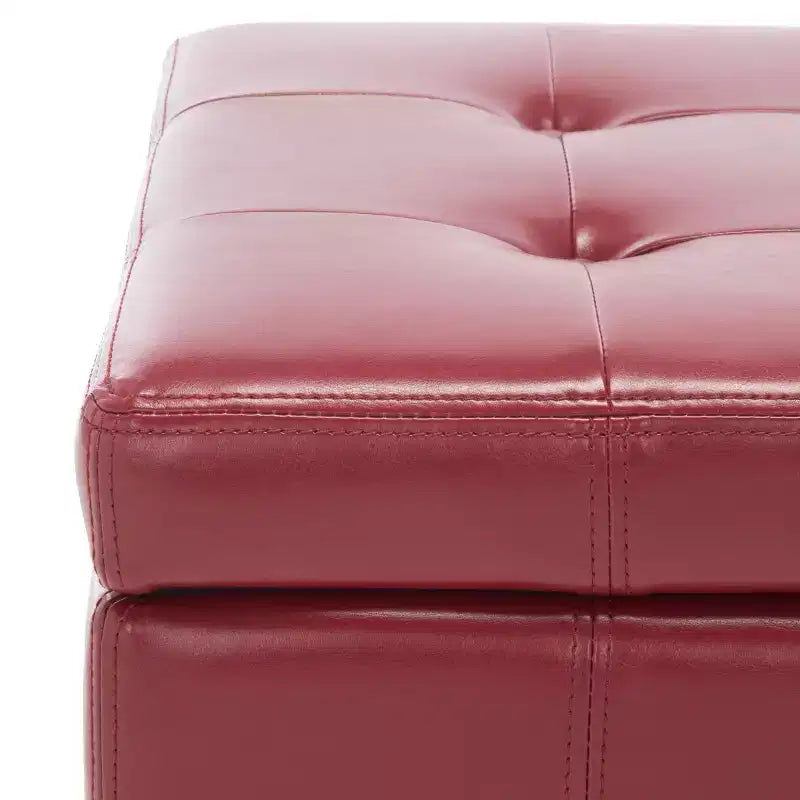 Pouf Contenitore Trapuntato Maiden Square - HUD8231 - Safavieh Couture