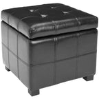 Pouf Contenitore Trapuntato Maiden Square - HUD8231 - Safavieh Couture