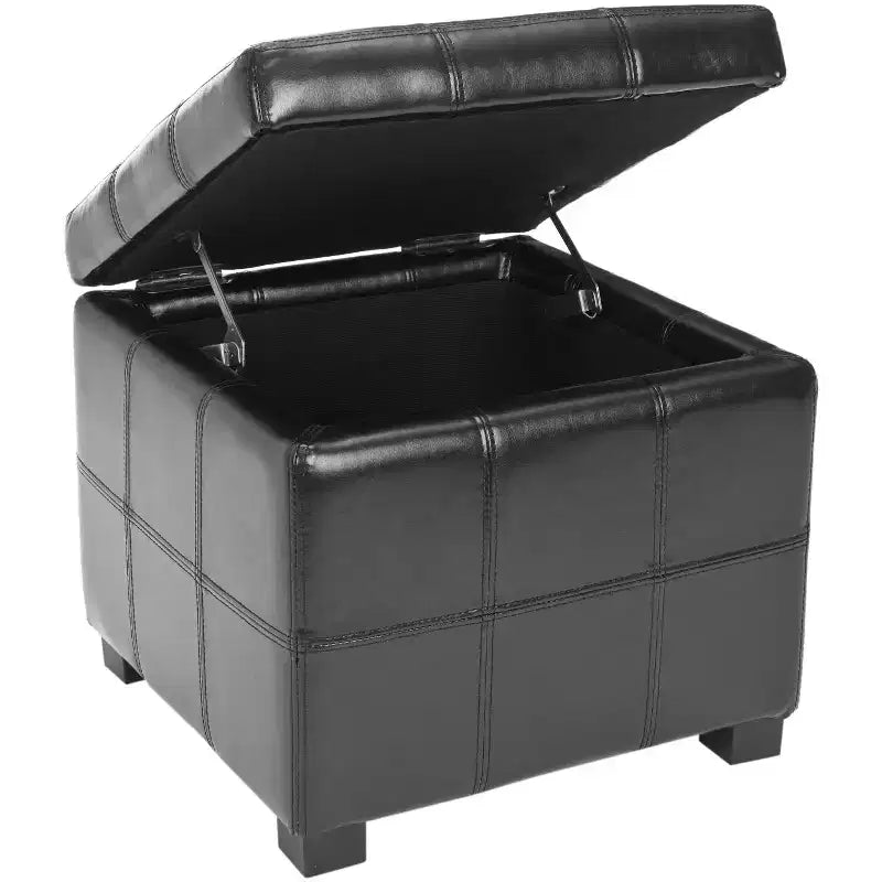 Pouf Contenitore Trapuntato Maiden Square - HUD8231 - Safavieh Couture