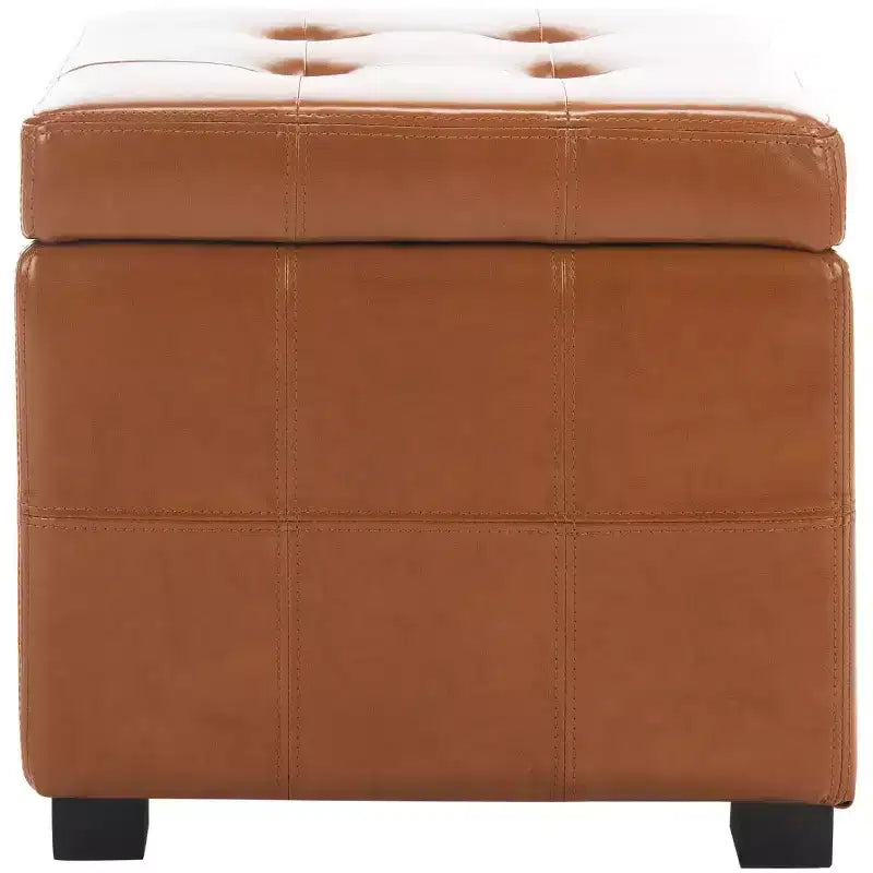 Pouf Contenitore Trapuntato Maiden Square - HUD8231 - Safavieh Couture