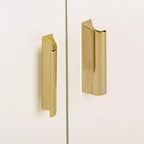 Cassettiera 2 Ante 1 Cassetto Nigel - CHS6600 - Bianco/Ottone - Safavieh