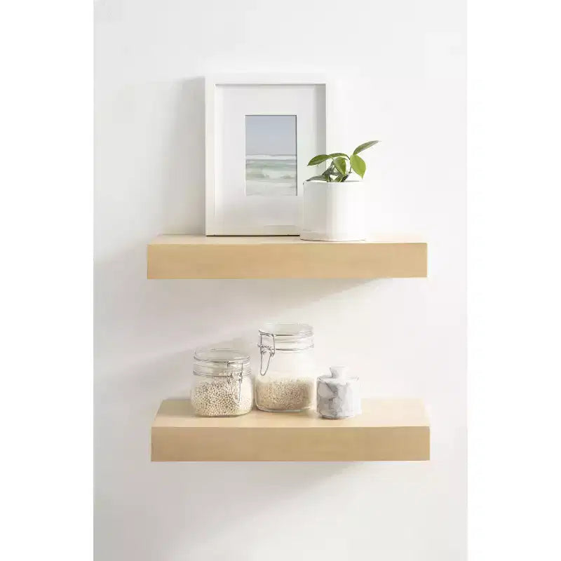 Set di mensole in legno Havlock di Kate and Laurel