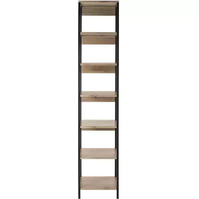 Lisa Etagere - FOX4275 - Oak/Black - Safavieh Couture