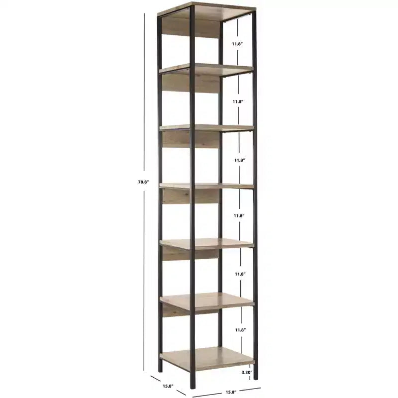 Libreria Lisa - FOX4275 - Rovere/Nero - Safavieh Couture