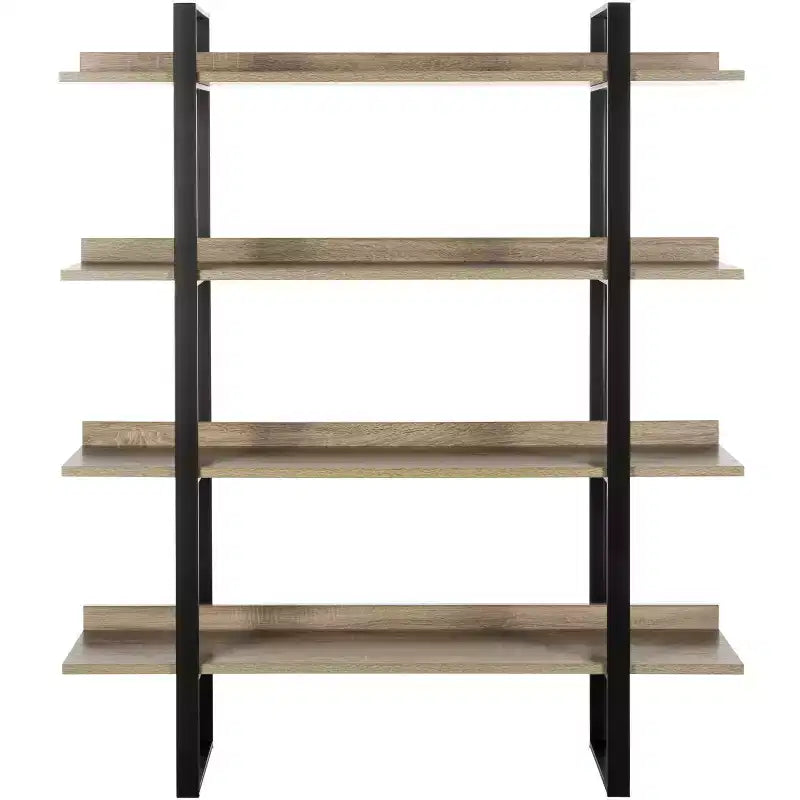 Melissa Etagere - FOX4282 - Light Brown/Black - Safavieh Couture