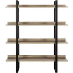 Melissa Etagere - FOX4282 - Light Brown/Black - Safavieh Couture