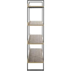 Melissa Etagere - FOX4282 - Marrone Chiaro/Nero - Safavieh Couture