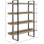Melissa Etagere - FOX4282 - Marrone Chiaro/Nero - Safavieh Couture