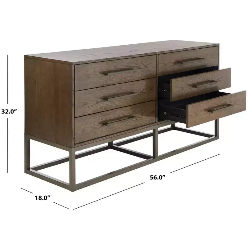 Cassettiera Moderna a 6 Cassetti Estelle - SFV2105 - Safavieh Couture