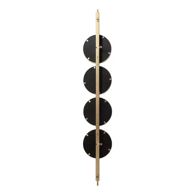 Uttermost Vanity Accent Wall Mirror Moderno Sfacettato Foglia Oro Cornice in Ferro Imponente 10" Largo per Bagno Camera da Letto Soggiorno Casa