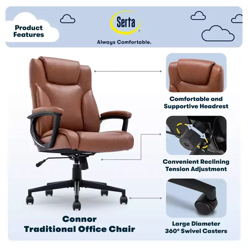 Sedia da ufficio Style Hannah Ii Harvard - Serta