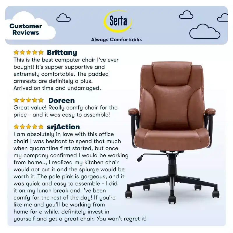 Sedia da ufficio Style Hannah Ii Harvard - Serta