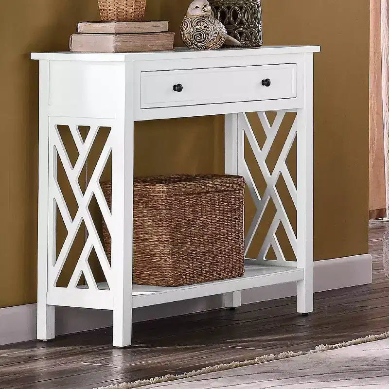 Consolle in legno a 4 cassetti Middlebury da 32" - Alaterre Furniture
