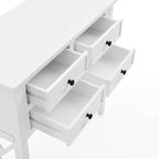 Consolle in legno a 4 cassetti Middlebury da 32" - Alaterre Furniture
