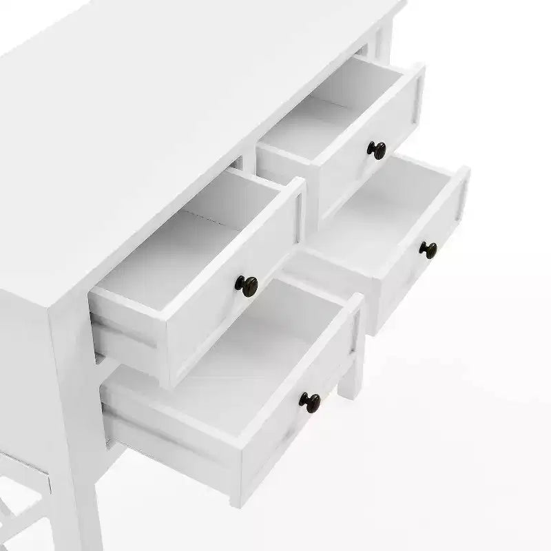 Consolle in legno a 4 cassetti Middlebury da 32" - Alaterre Furniture