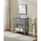 Consolle in legno a 4 cassetti Middlebury da 32" - Alaterre Furniture