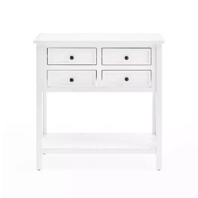 Consolle in legno a 4 cassetti Middlebury da 32" - Alaterre Furniture
