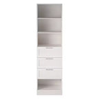 Ameriwood Home Elba 3 Drawer Modular Closet Unit, Ivory Oak