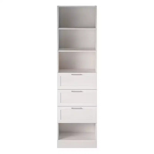 Ameriwood Home Elba 3 Drawer Modular Closet Unit, Ivory Oak