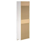 Ameriwood Home Elba Comodino a 3 cassetti, rovere avorio