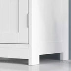 kleankin Mobile Base per Lavabo, Armadietto da Bagno Sottolavello con Apertura a U e Ripiano Interno Regolabile