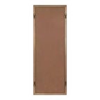 Specchio da parete con cornice Kate and Laurel Pierette, 16x42, naturale