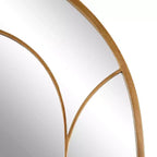 Specchio ad arco con cornice Kate and Laurel Larisa, 24x36, Oro