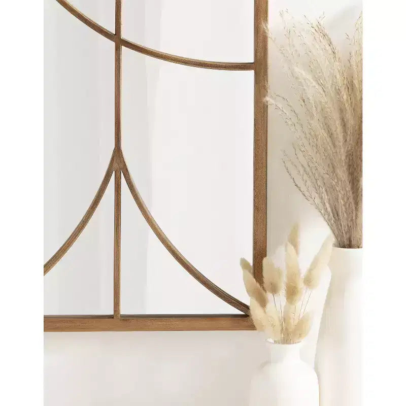 Specchio ad arco con cornice Kate and Laurel Larisa, 24x36, Oro