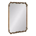 Kate and Laurel Brazelton Metal Rectangle Mirror, 20x27, Gold