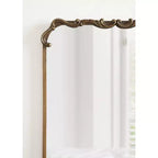 Specchio rettangolare in metallo Kate and Laurel Brazelton, 20x27, Oro