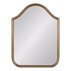 Specchio ad arco in metallo Kate and Laurel Fellows, 18x24, Oro