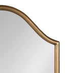 Specchio ad arco in metallo Kate and Laurel Fellows, 18x24, Oro