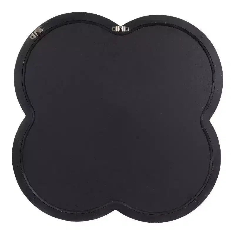 Specchio a conchiglia smerlato Kate and Laurel Krisi in MDF, 28x28, Argento