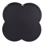 Specchio a conchiglia smerlato Kate and Laurel Krisi in MDF, 28x28, Argento