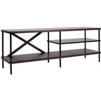 Bruno Mobile TV Industriale - MED5001 - Noce/Nero - Safavieh
