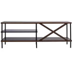 Bruno Mobile TV Industriale - MED5001 - Noce/Nero - Safavieh