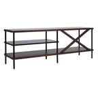 Bruno Mobile TV Industriale - MED5001 - Noce/Nero - Safavieh