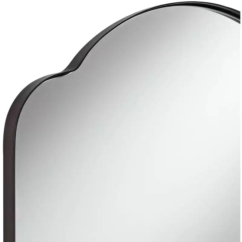 Specchio da parete Uttermost Harlan ad arco 22 x 36 in bronzo lucidato a olio