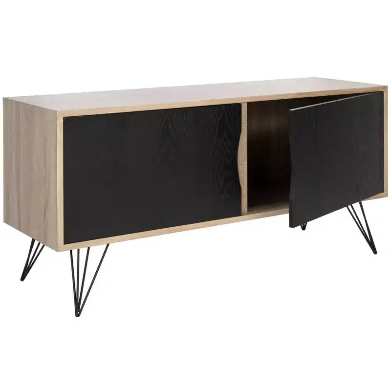 Credenza Jeralyn - FOX4232 - Rovere chiaro/Nero - Safavieh Couture