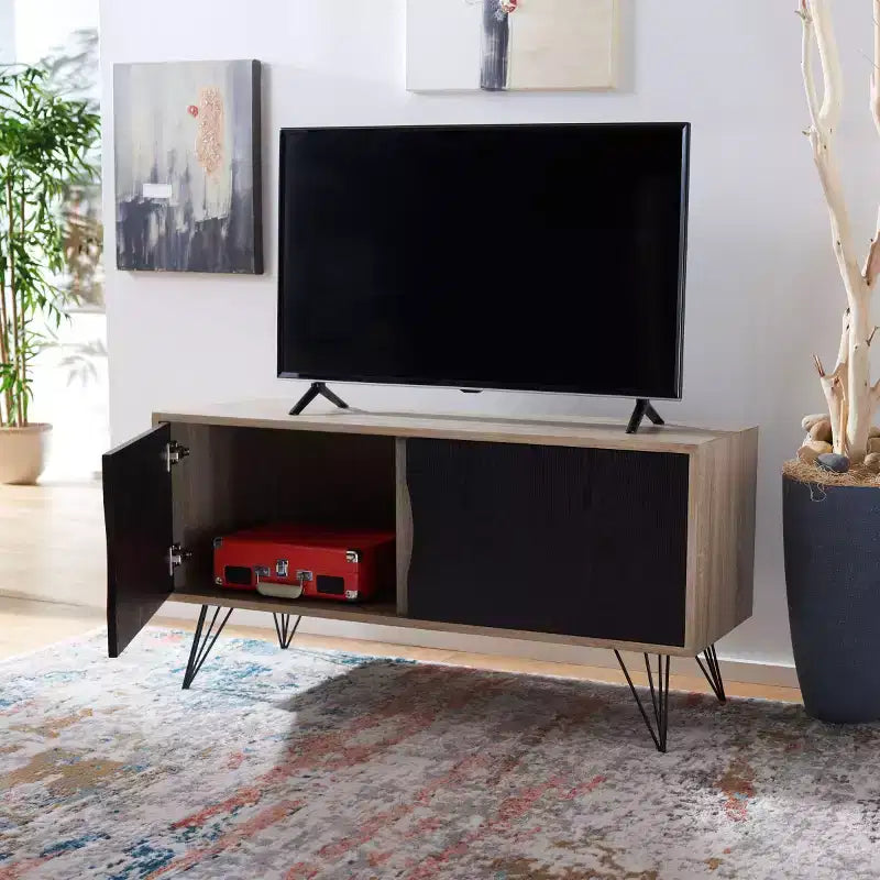 Credenza Jeralyn - FOX4232 - Rovere chiaro/Nero - Safavieh Couture