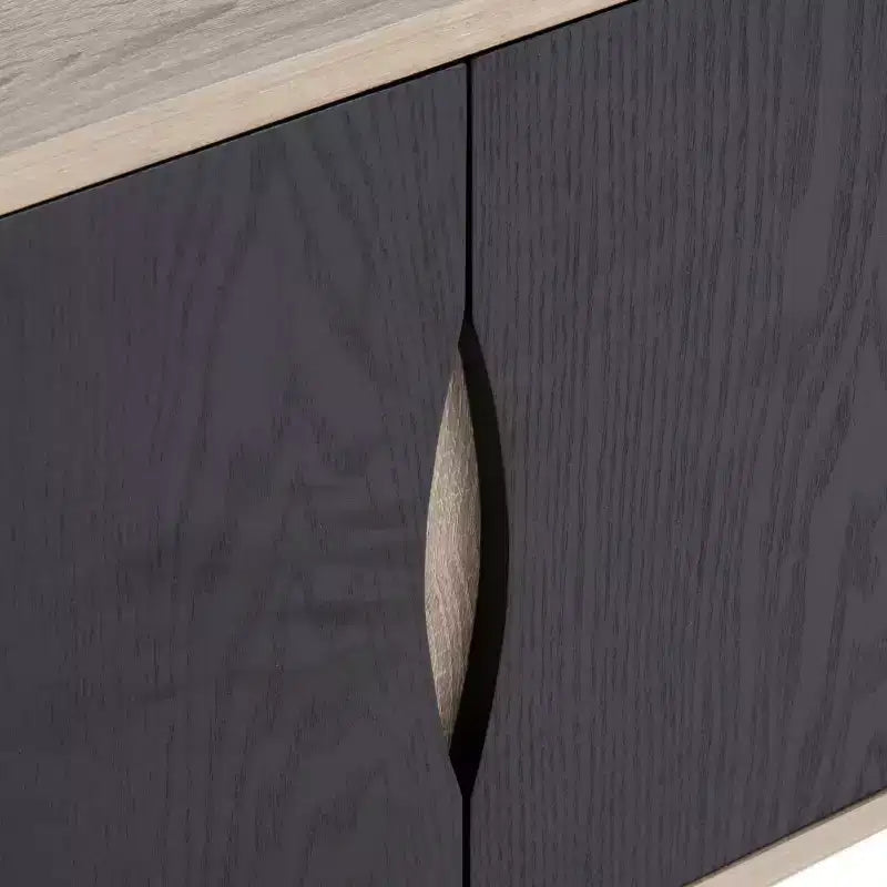 Credenza Jeralyn - FOX4232 - Rovere chiaro/Nero - Safavieh Couture