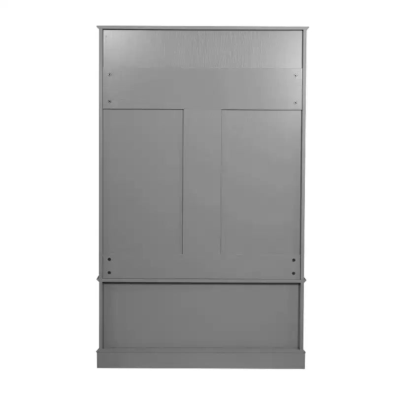 Flash Furniture Appendiabiti Fraser con panca contenitore a doppia anta, appendiabiti con 4 ganci doppi e 2 scomparti superiori