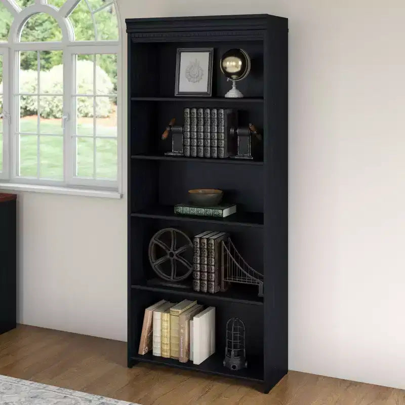 Libreria Fairview a 5 ripiani anticata da 68.94" - Bush Furniture