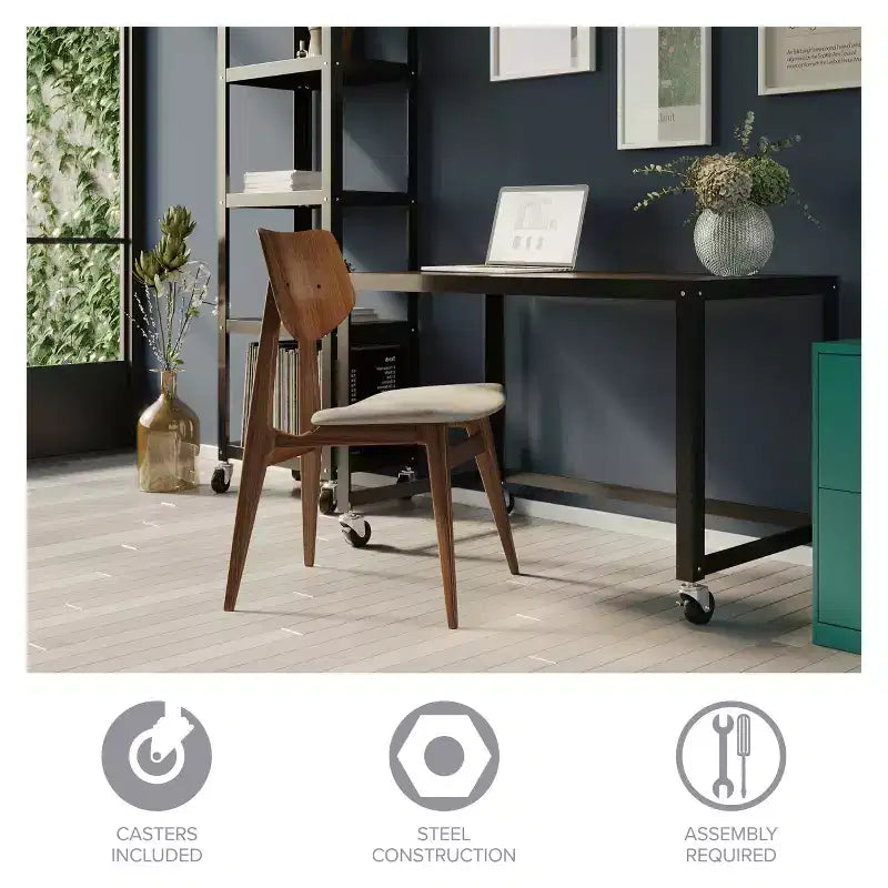 Scrivania mobile in acciaio Space Solutions
