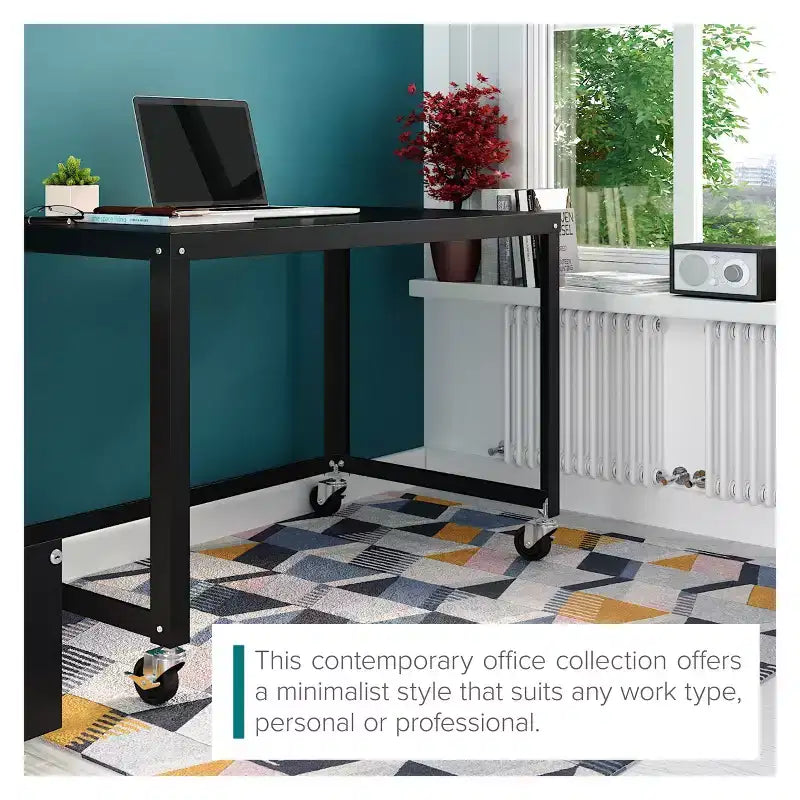 Scrivania mobile in acciaio Space Solutions