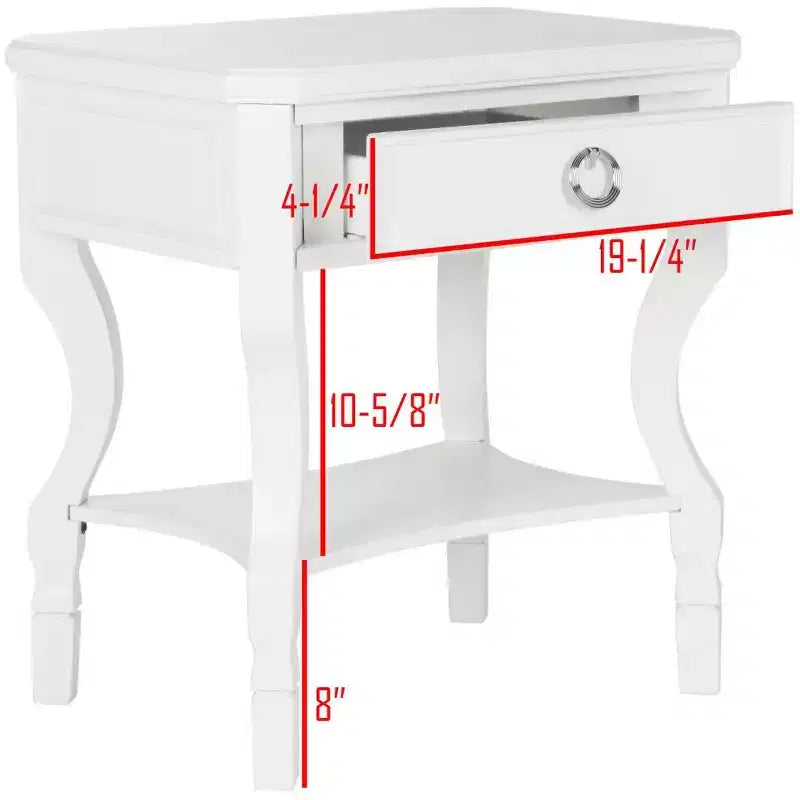 Comodino Alaia a 1 cassetto - FOX6275 - Safavieh Couture