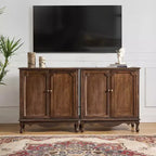 Mobile d'appoggio in stile rustico Hippe 34Tall-2 con gambe regolabili, set da 2 | Hulala Home