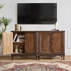 Mobile d'appoggio in stile rustico Hippe 34Tall-2 con gambe regolabili, set da 2 | Hulala Home