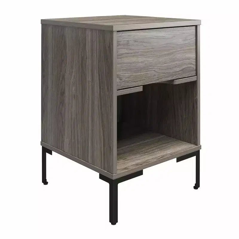 RealRooms Comodino Rolland, Rovere Anticato
